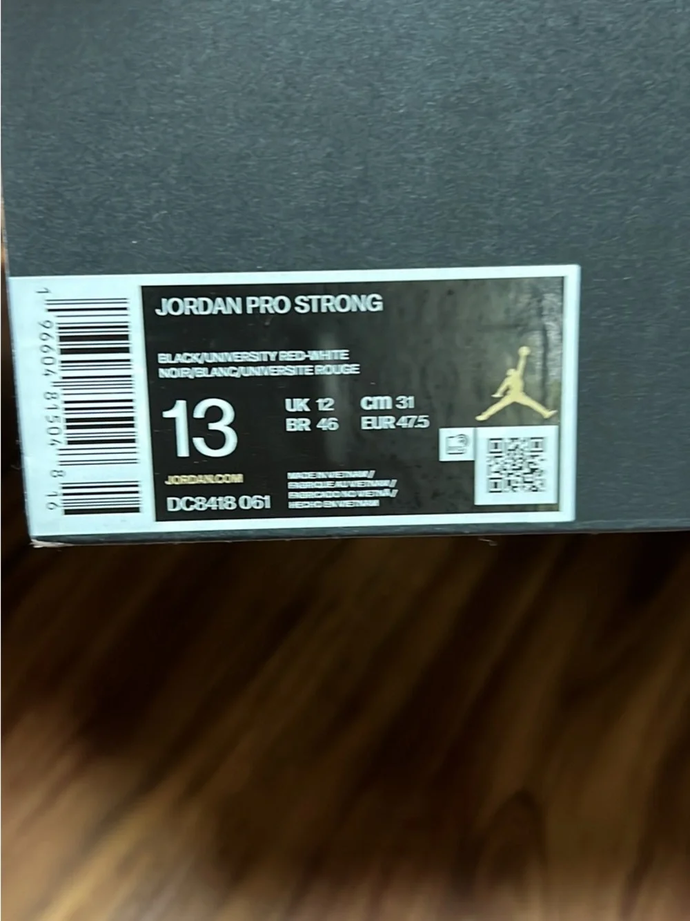 Jordan Black/Red/White Retro Basketball Sneakers